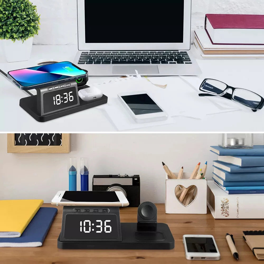 Wireless Charger Fast Charging Station 3 in 1