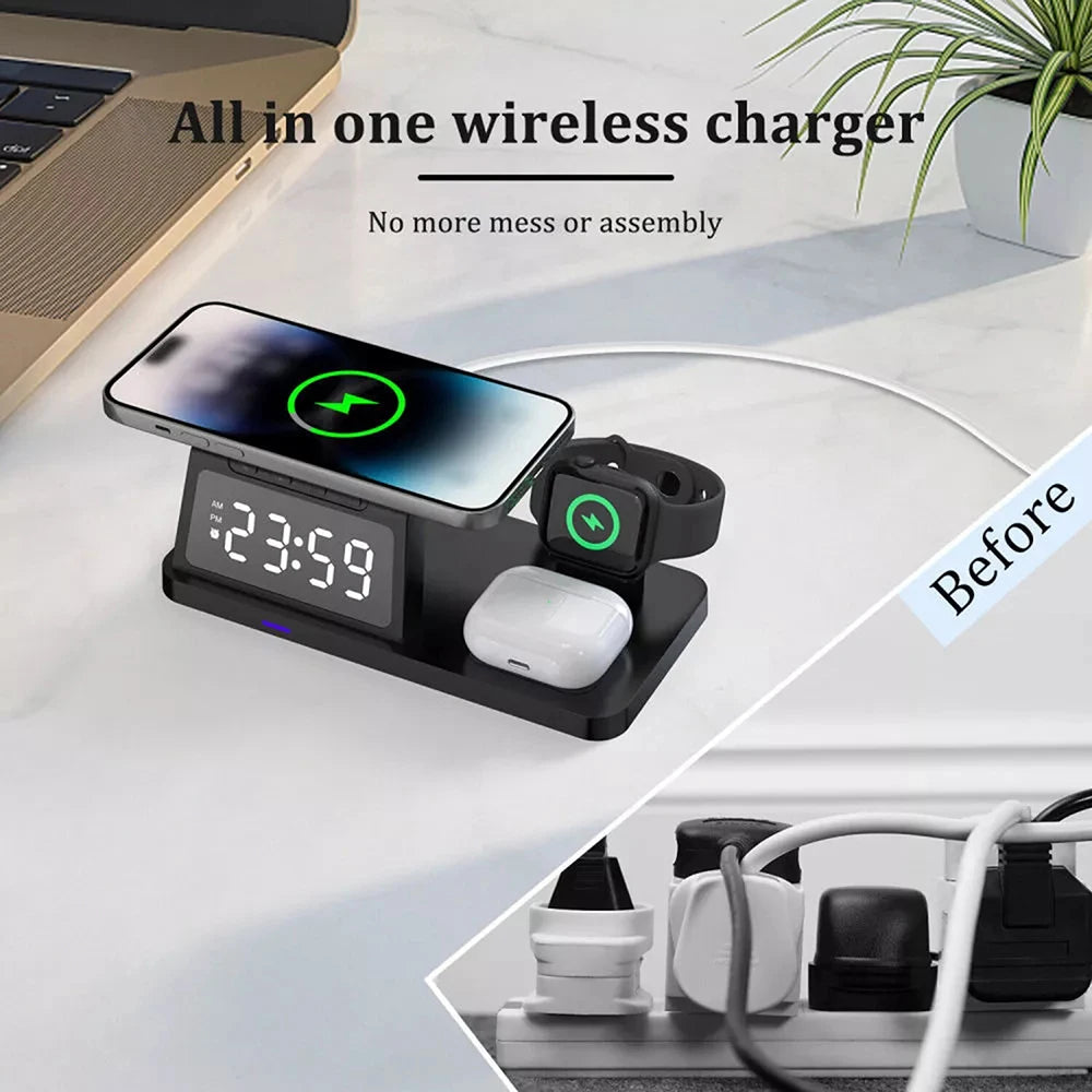 Wireless Charger Fast Charging Station 3 in 1