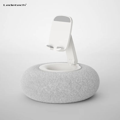 Mini Pillow Design Phone Tablet Ipad Stand Holder for Lap Desk Bed Adjustable Height Angle Phone Stand Holder for Reading in Bed